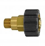 Переходник M22x1,5гайка - 1/4внеш, 400bar, латунь